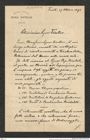 Nachlass Franz Steindachner, Brief von Antonio Valle an Franz Steindachner (29.10.1890), Inv.Nr. 557.02, Seite 1